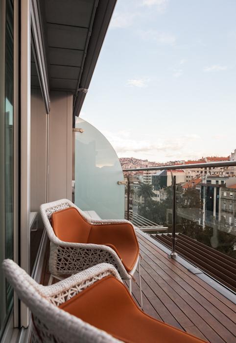 Gran Hotel Nagari Boutique & Spa Vigo Ngoại thất bức ảnh A balcony